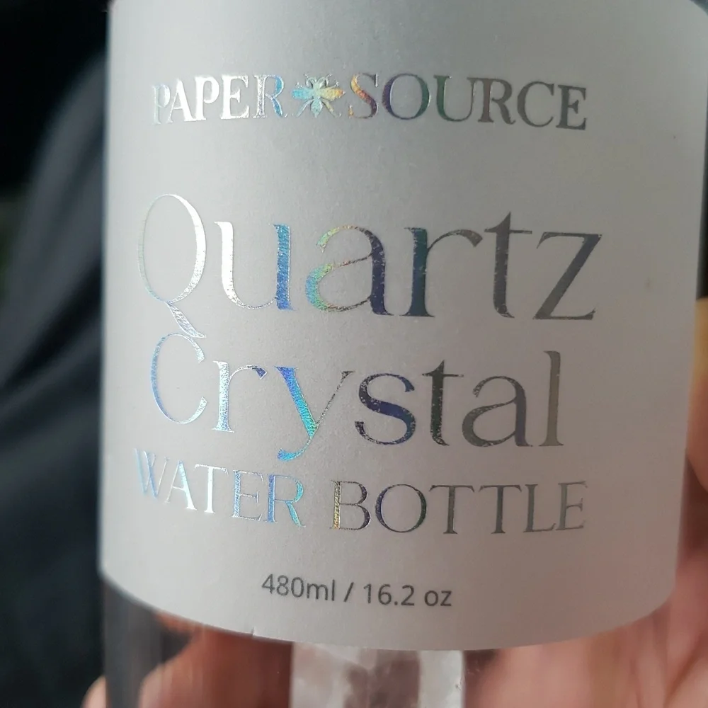 ❤️BUY 2 GET 1 FREE White Quartz Water Bottle, Size 16.2 oz.